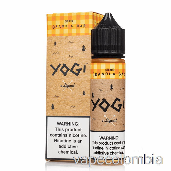 Vape Recargable Barra De Granola Cítrica - Yogi E-liquid - 60ml 0mg